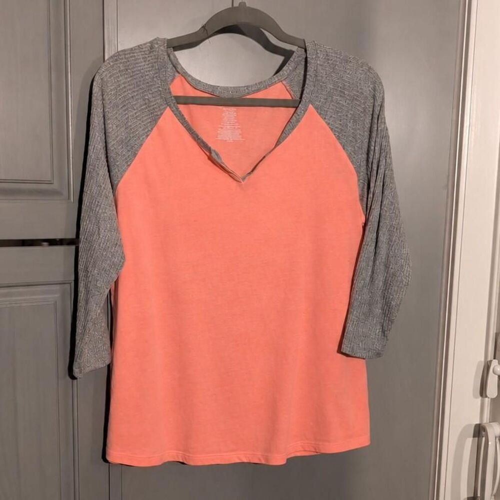No-boundaries Women's Orange and Pink Shirt